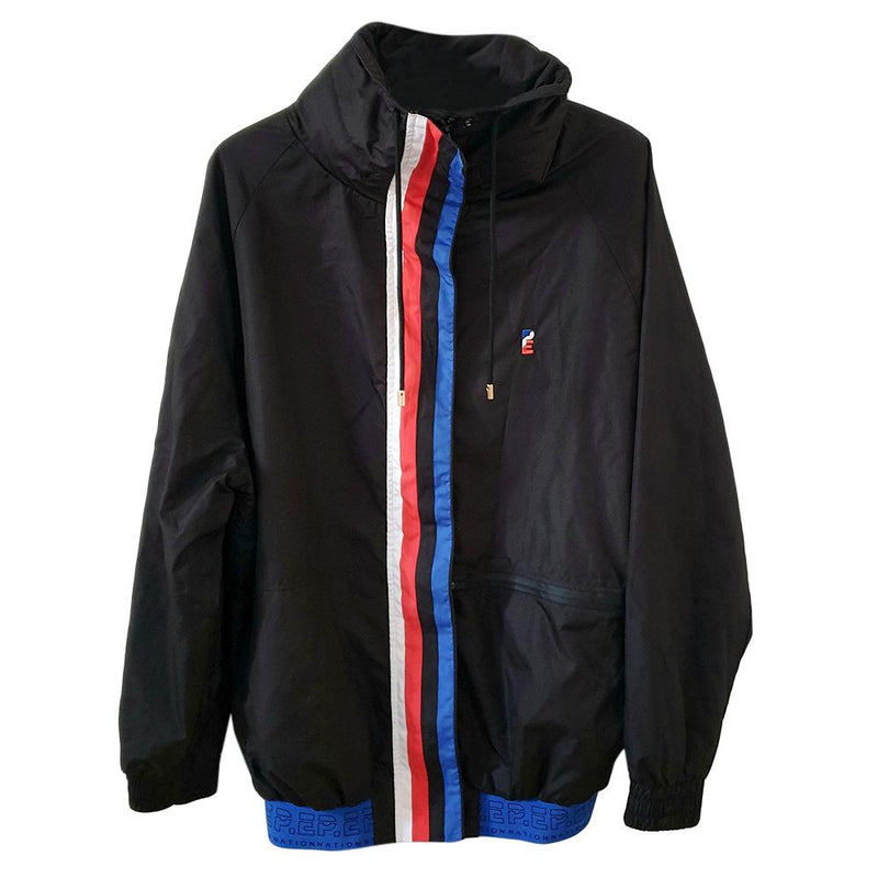 P E Nation black zip up running jacket