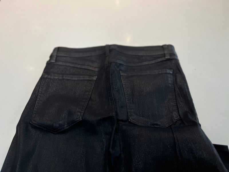J Brand Metallic Black Skinny Jeans