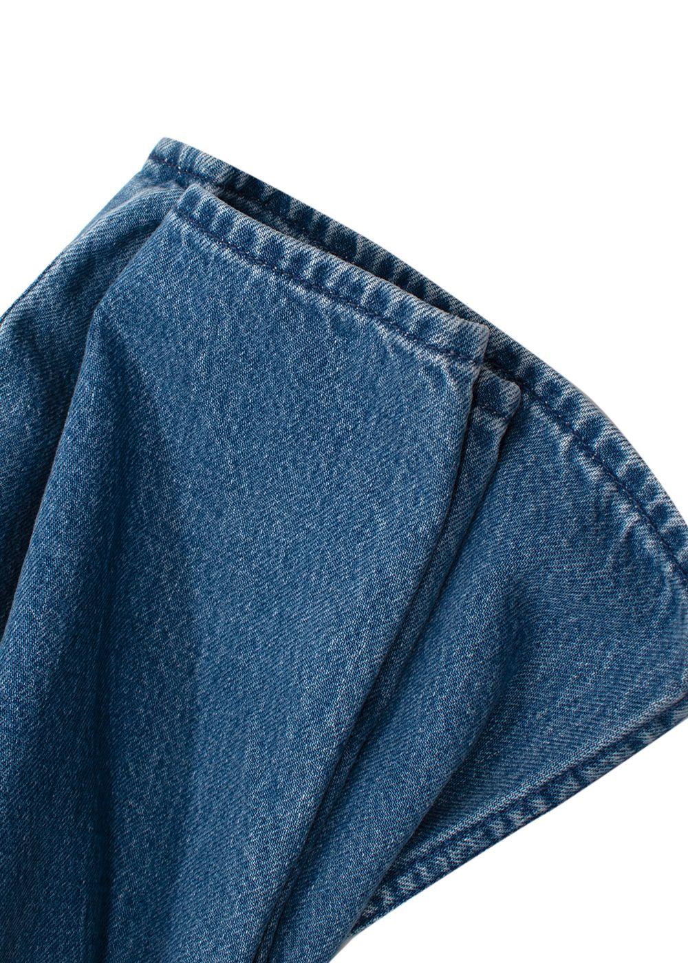 Mother Snacks Blue Push Pop High Waisted Jeans