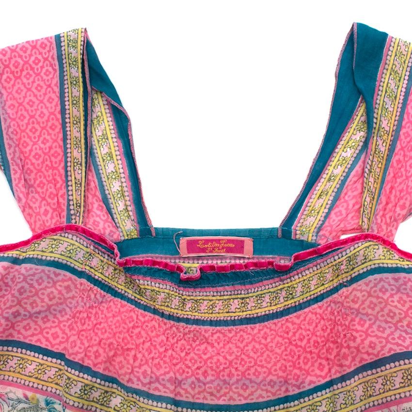 Lolita Jaca St Barth Floral Print Top
