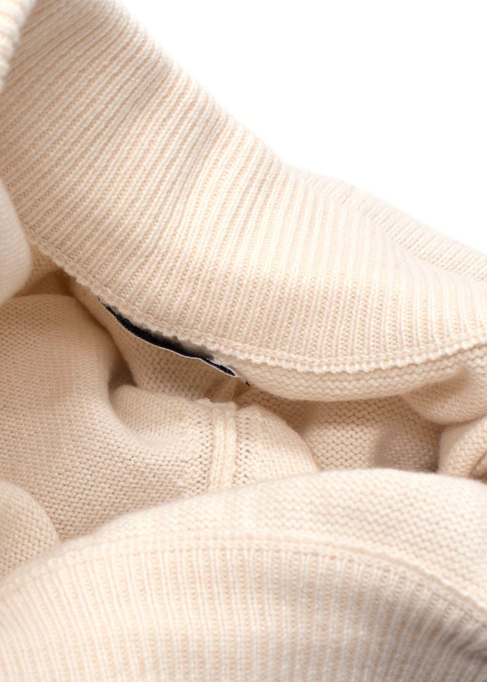 Barrie Cream Cashmere Knit Joggers