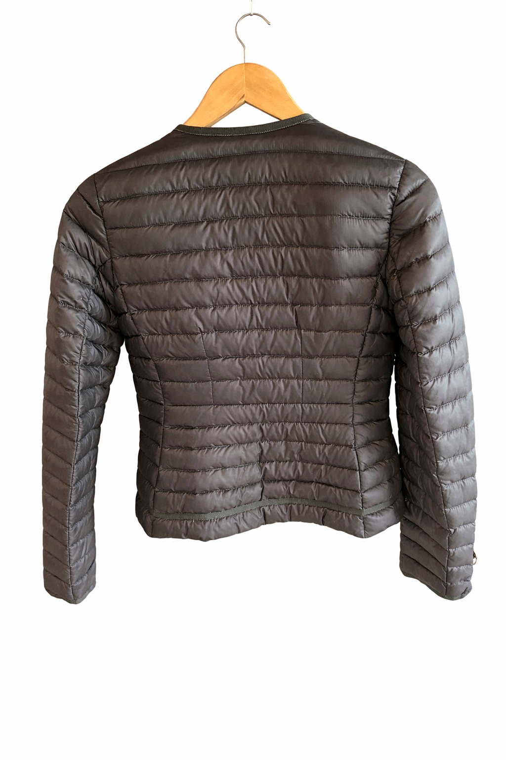 Moncler Lightweight Quilted Military Green jacket