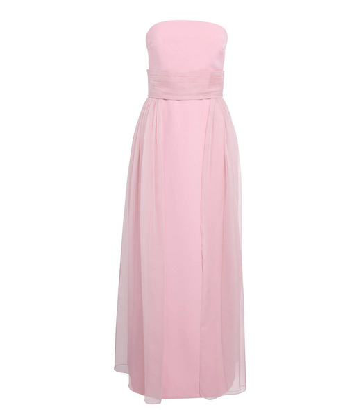 Sabina Bilenko Tulle Strapless Maxi Dress