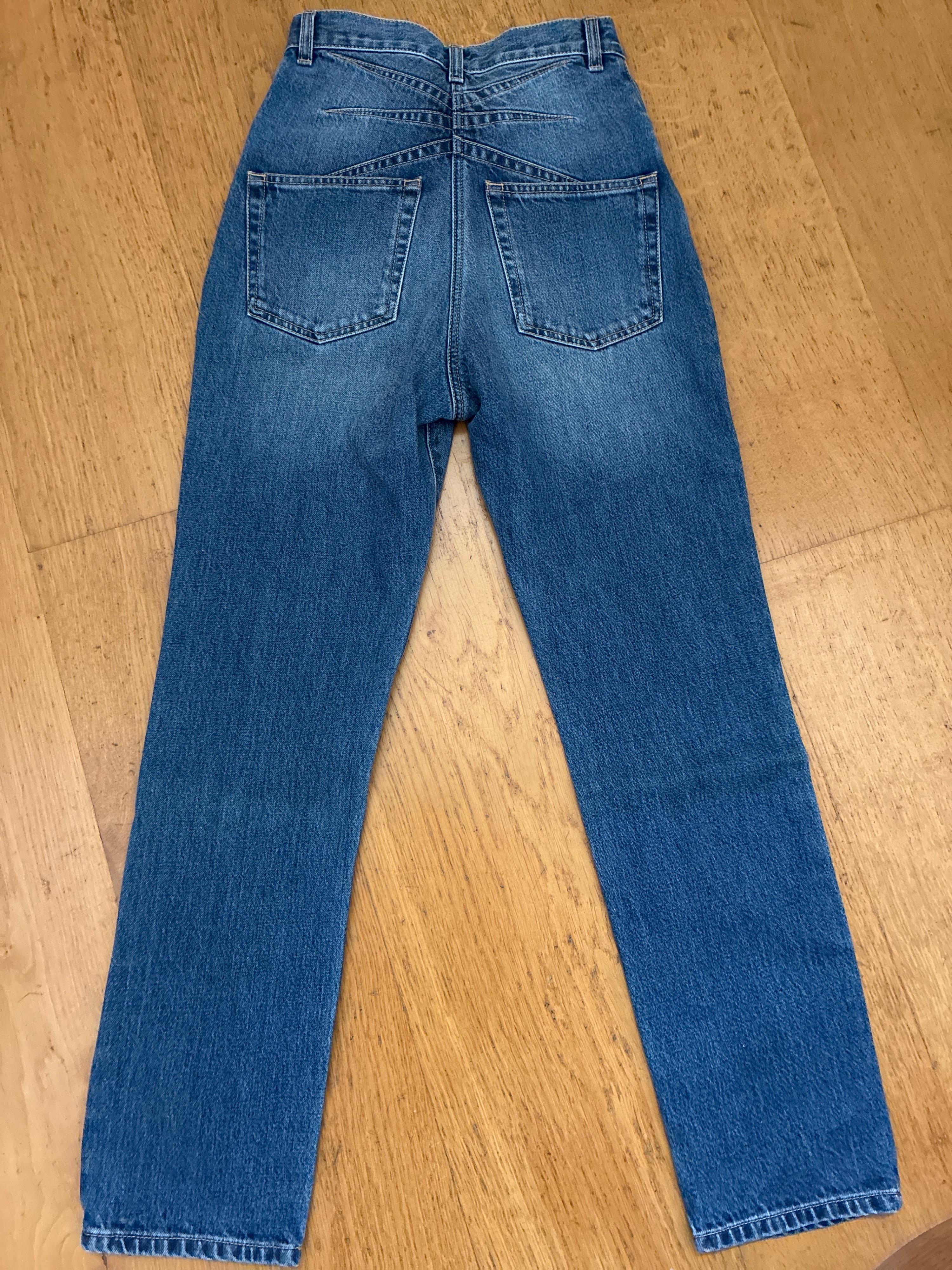 Signature Topstitch High Waisted Jeans