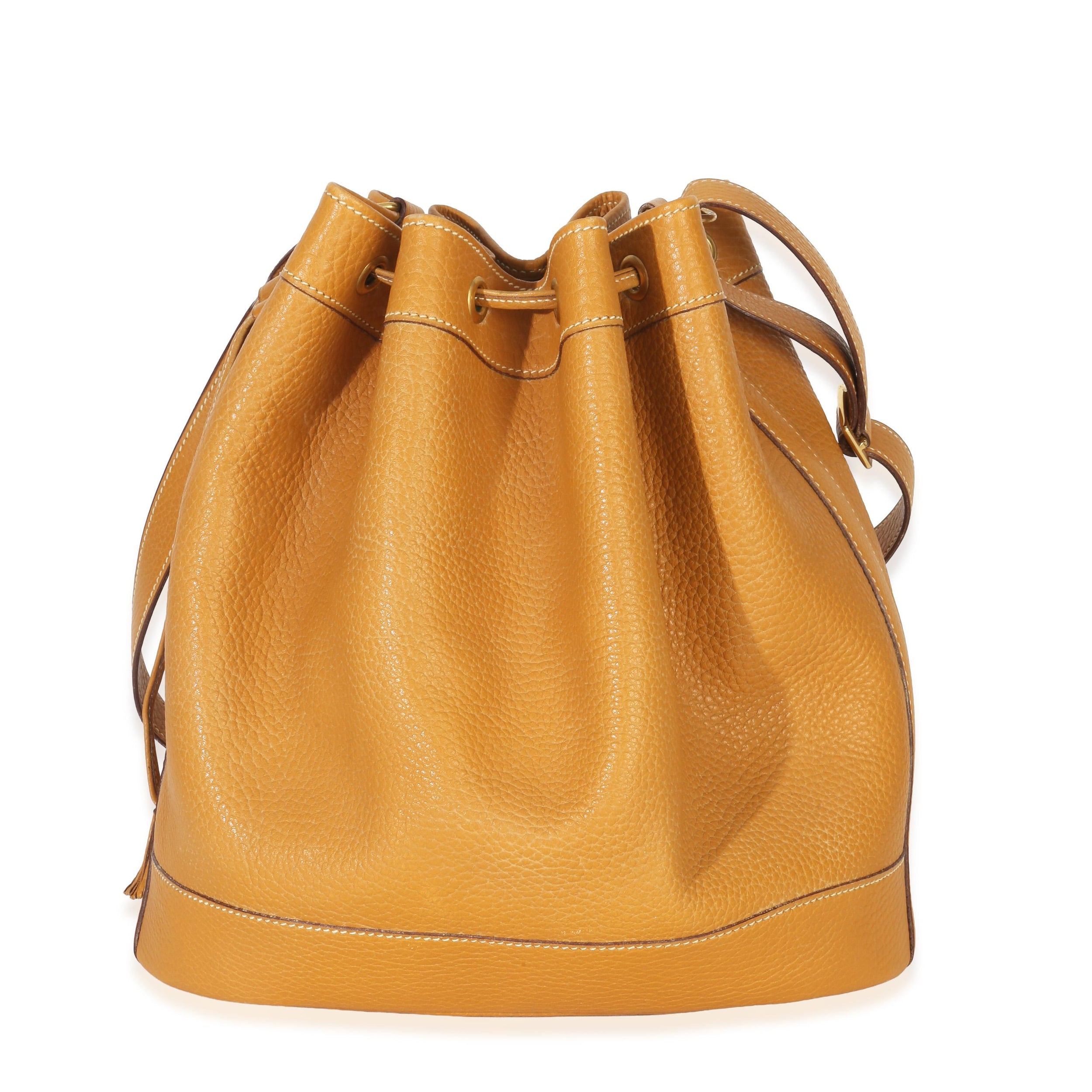 Hermès Sable Togo Market Bucket Tote