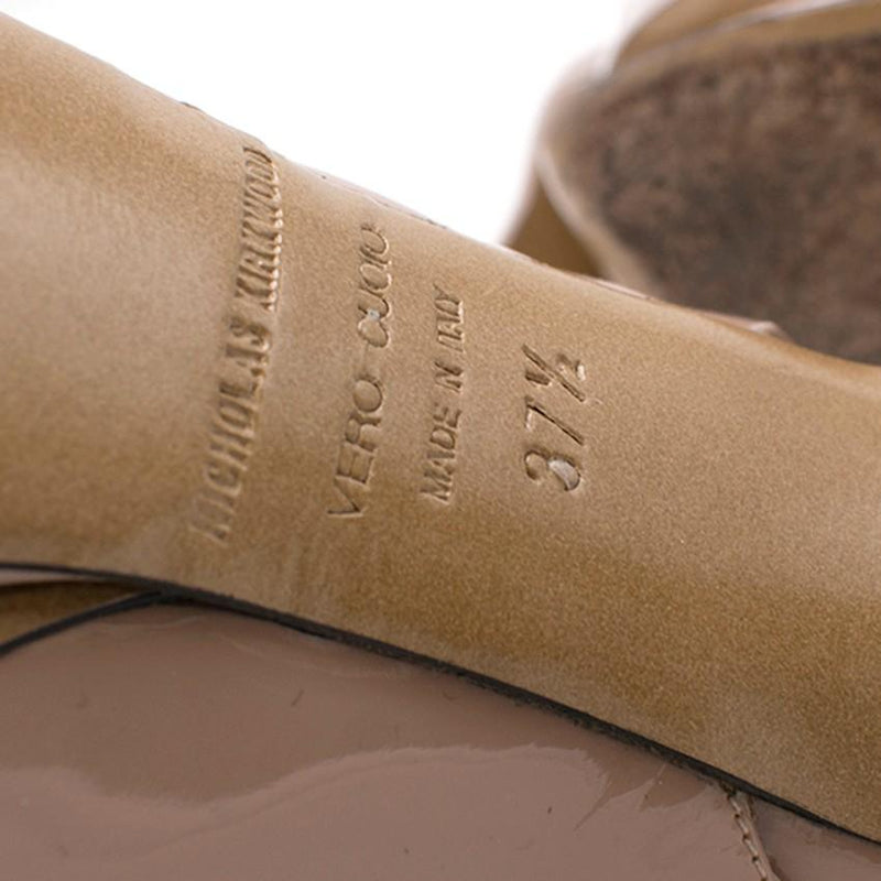 Nicholas Kirkwood Patent Heeled Pumps
