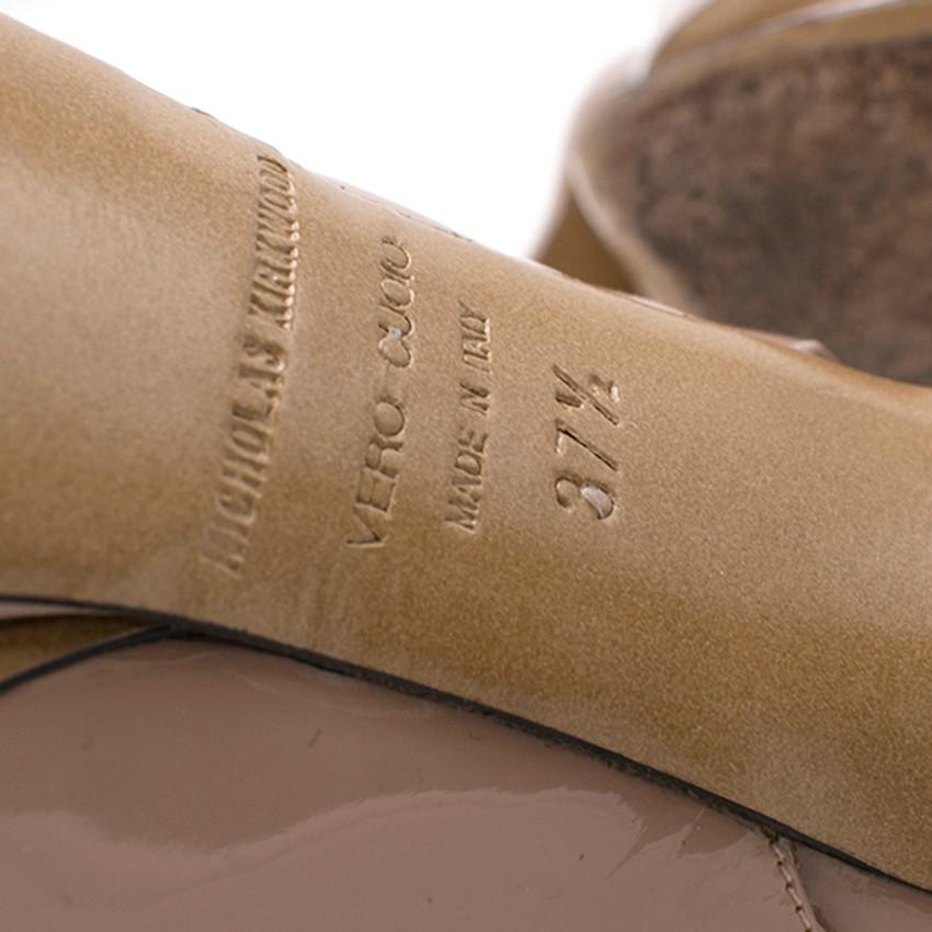 Nicholas Kirkwood Patent Heeled Pumps