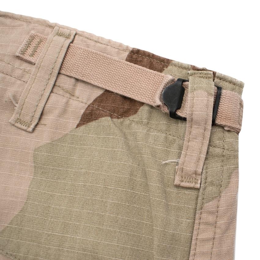 That's It! Folks Green Camo Cotton Blend Star Patches & Fringe