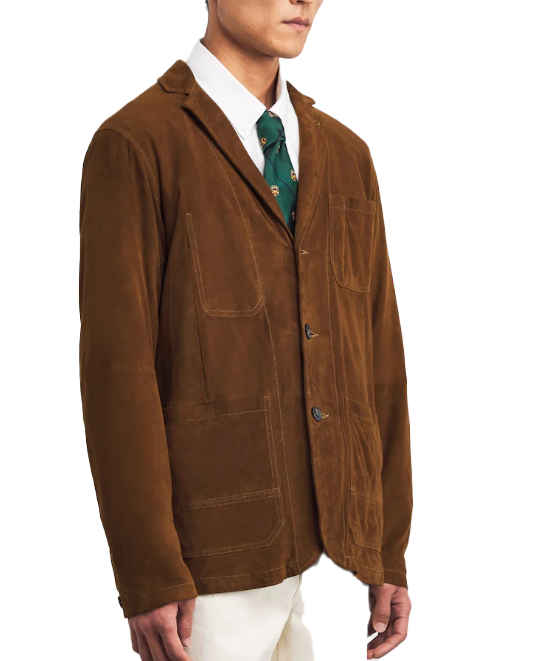 Polo Ralph Lauren Suede Unstructured Blazer