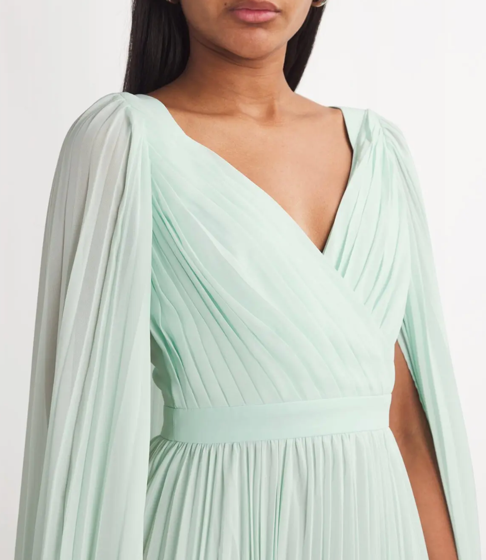 Huishan Zhang  Pleated Gown