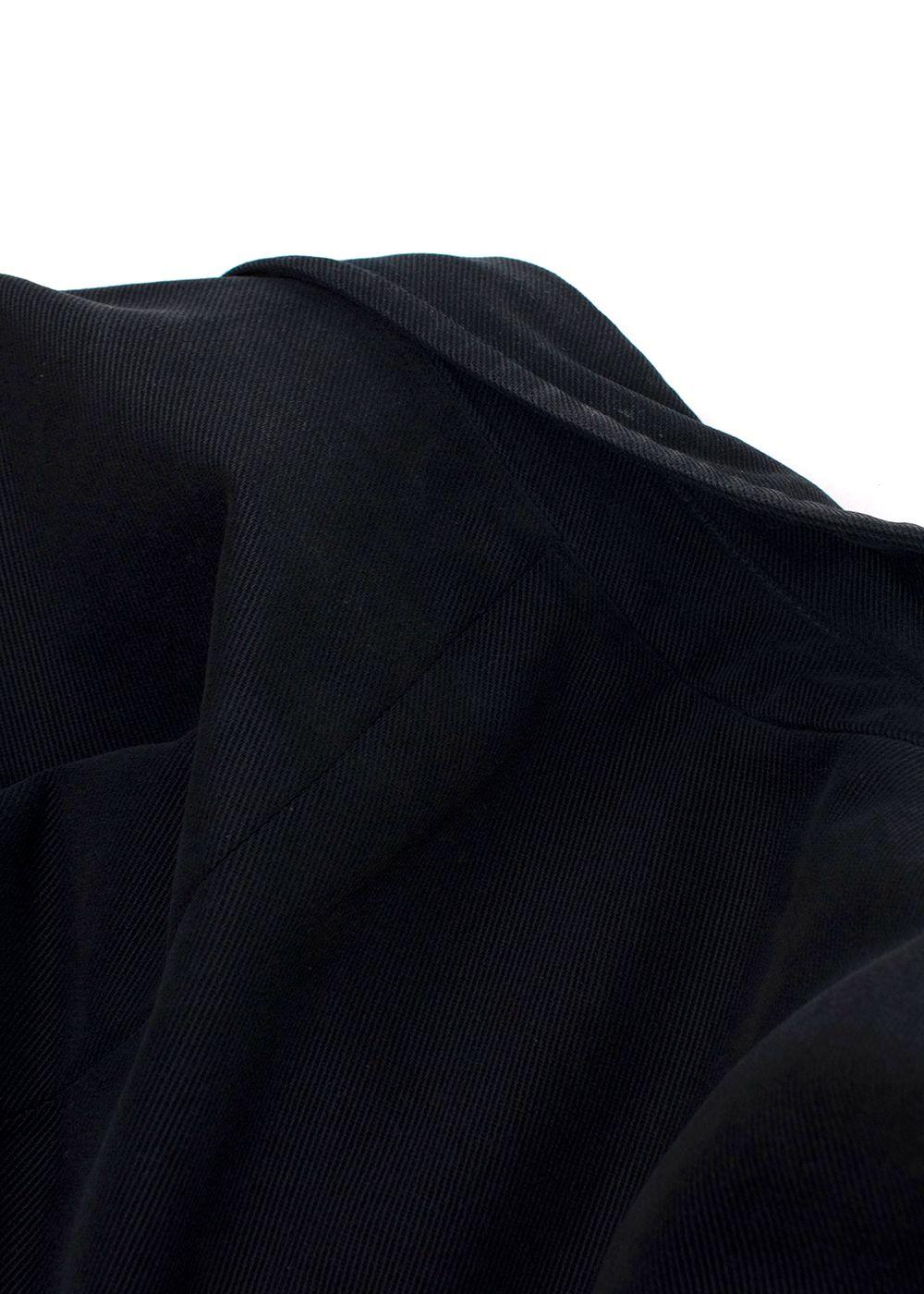 Torrente Navy Cotton Single-breasted Coat