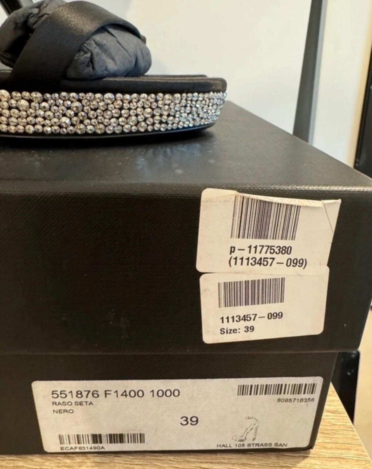 Saint Laurent Crystal Embellished Sandals