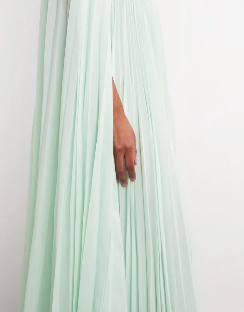 Huishan Zhang  Pleated Gown