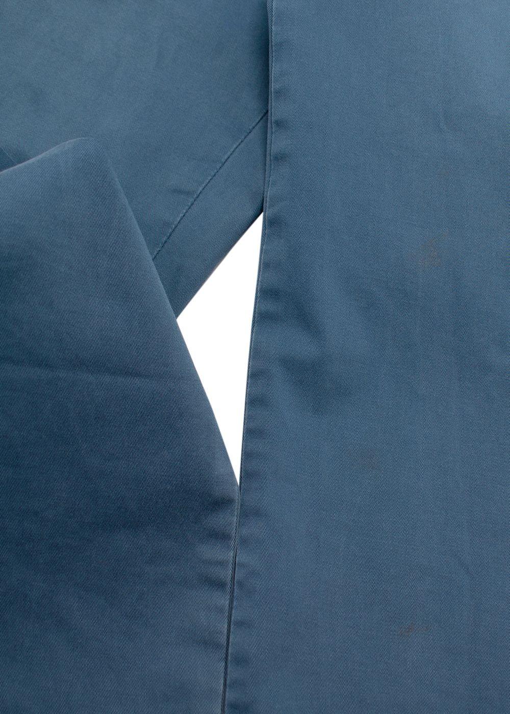 Closed Blue Cotton Chino Trousers