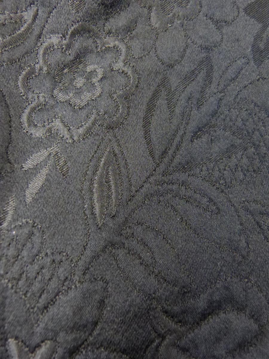 black floral embroidered skirt