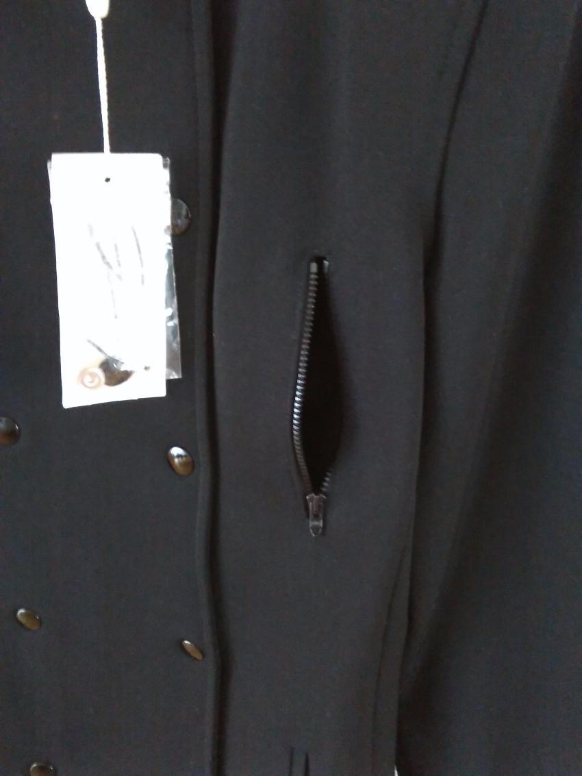 Genny Technical fabric black jacket