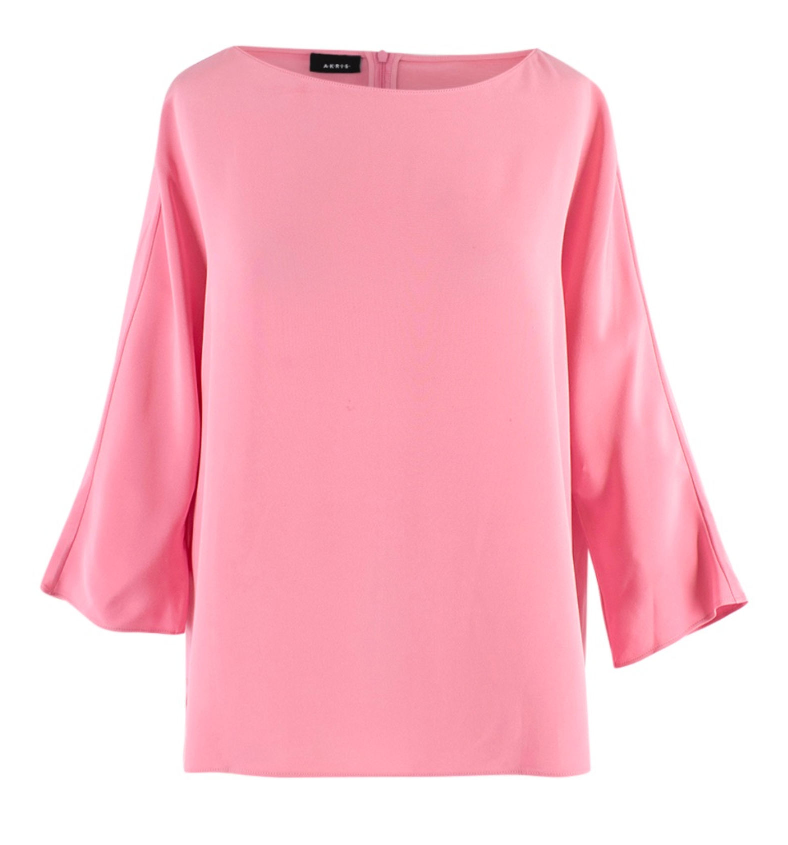AKRIS Pink Mulberry Silk Top
