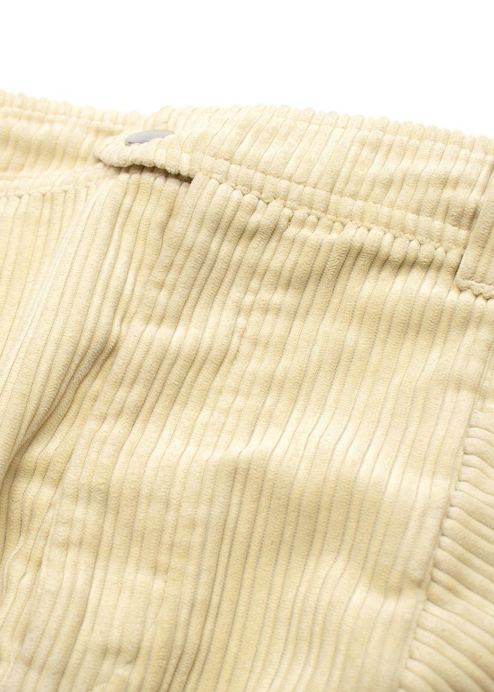 Isabel Marant Yellow Corduroy Trousers