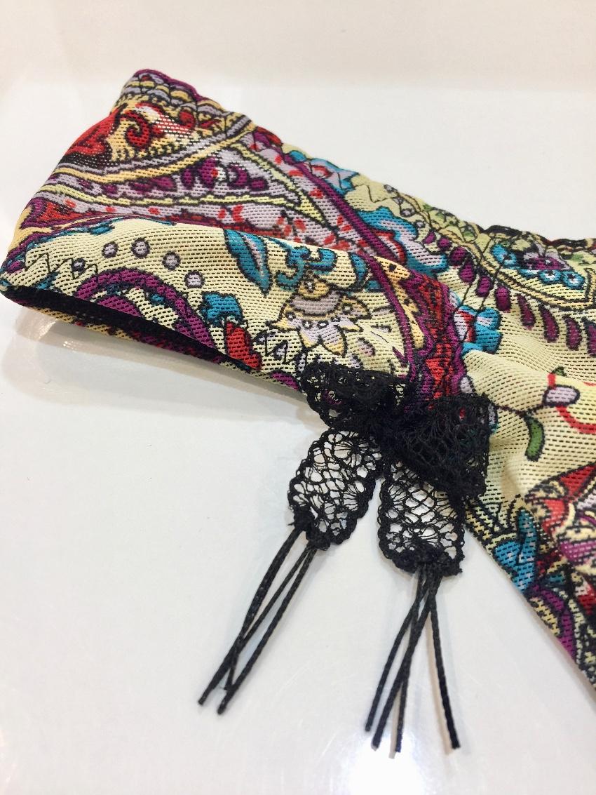 Aubade Limited Edition Paisley Tulle & Lace Tanga