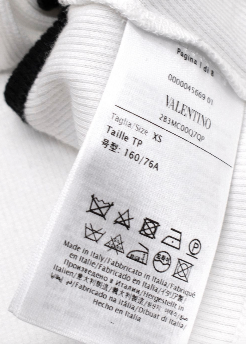 Valentino White Cropped Vest