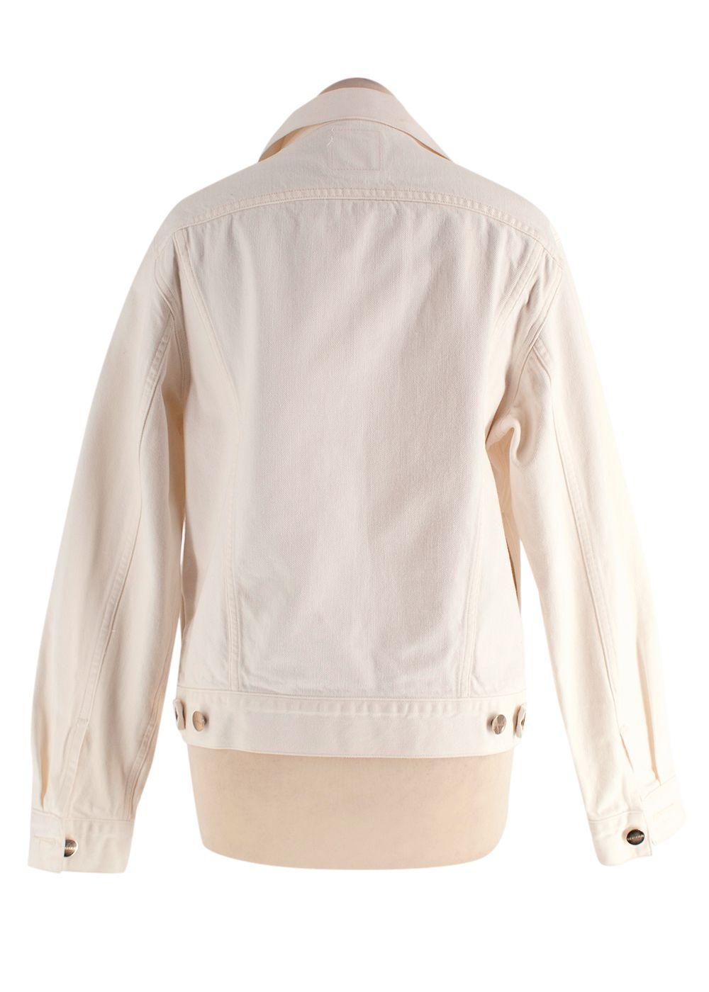 Goldsign Ecru Denim Jacket