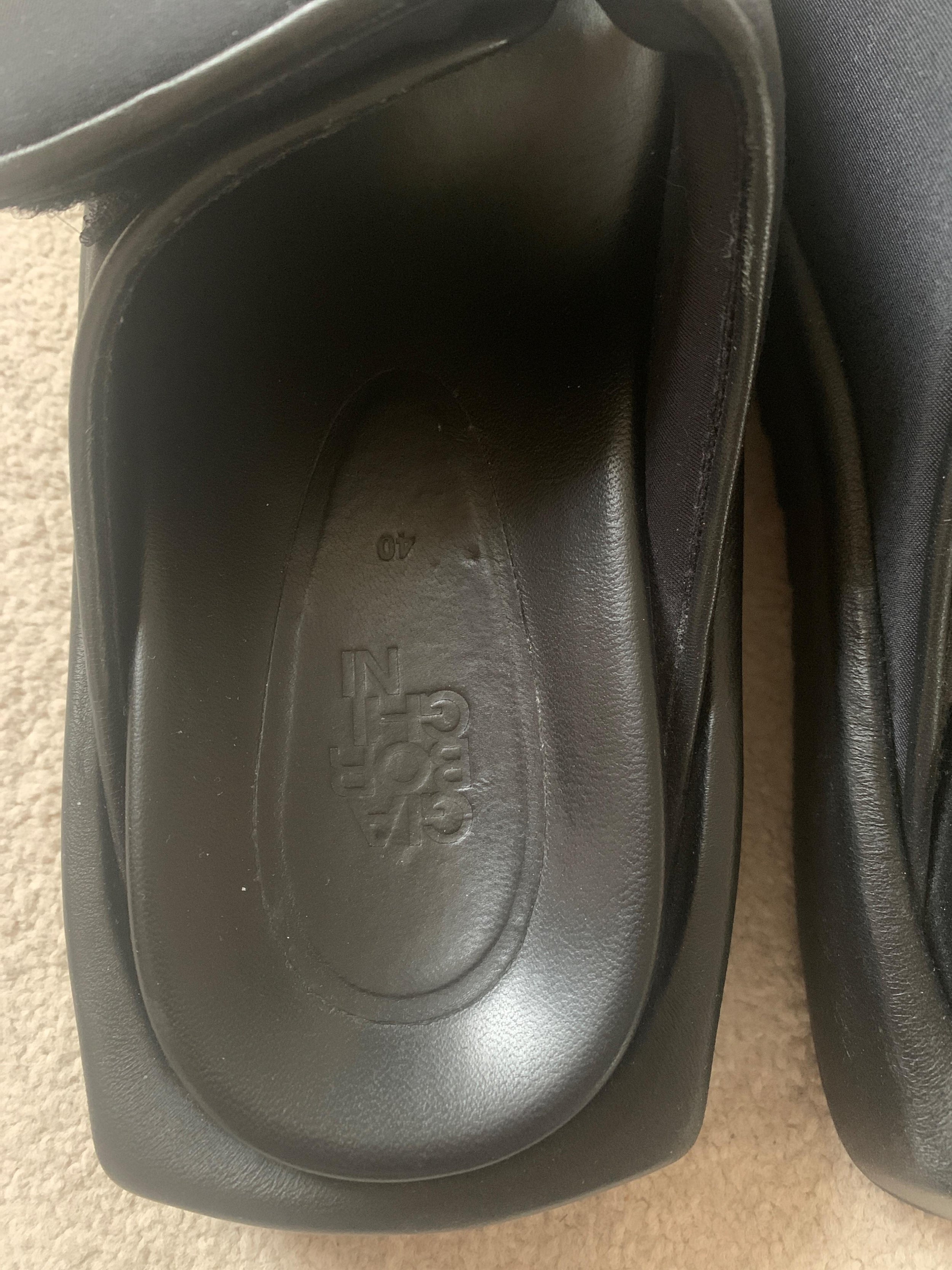 Gia Borghini Gia 1 leather-trimmed slides