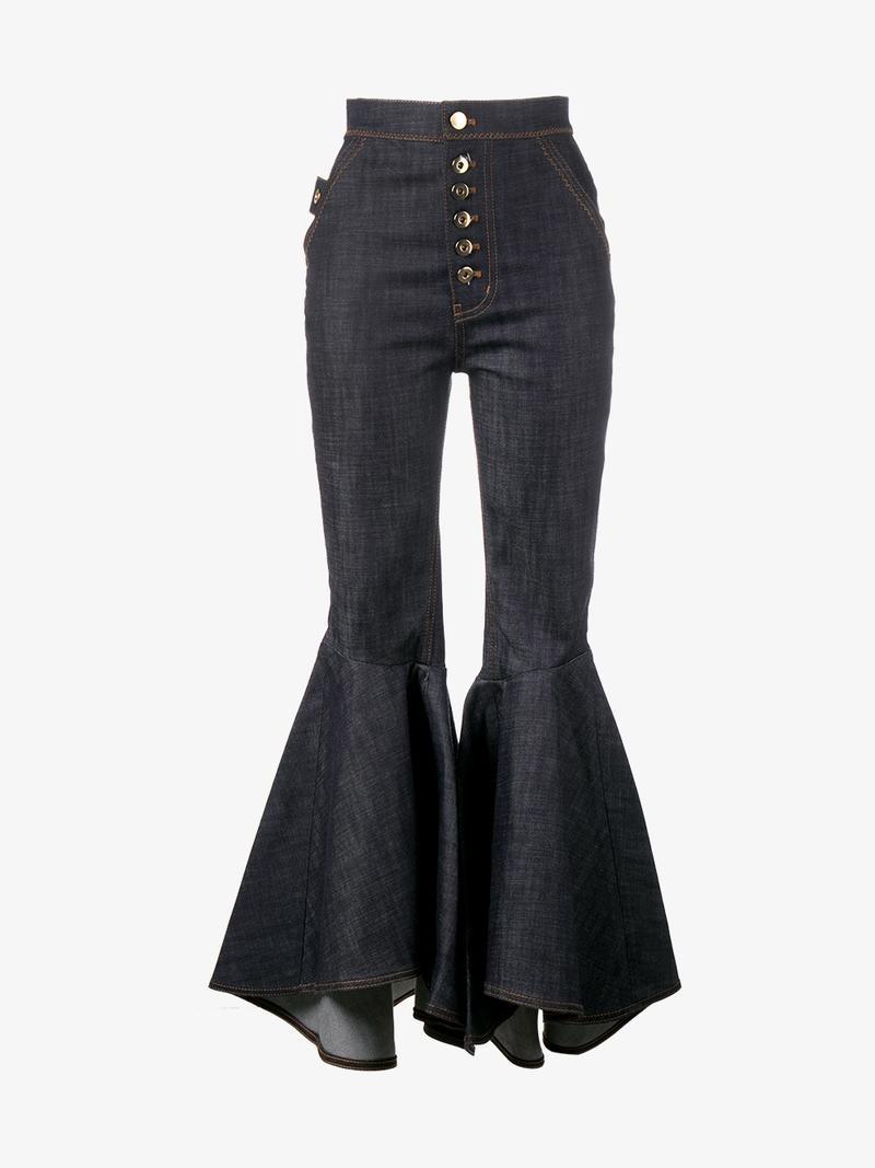 Ellery Flared Leg High Waist Jeans