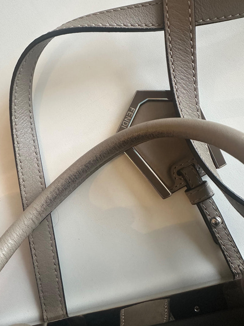 Fendi Grey 2jours Tote Bag