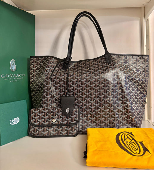 Coated Canvas Brown St Louis GM Tote Bag