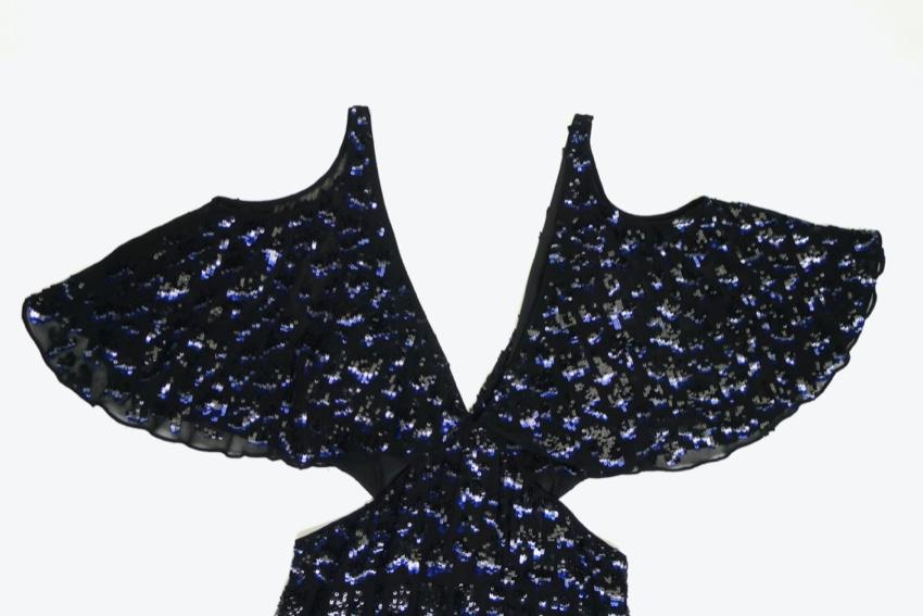 Temperley Celestial Black Embellished Jumpsuit