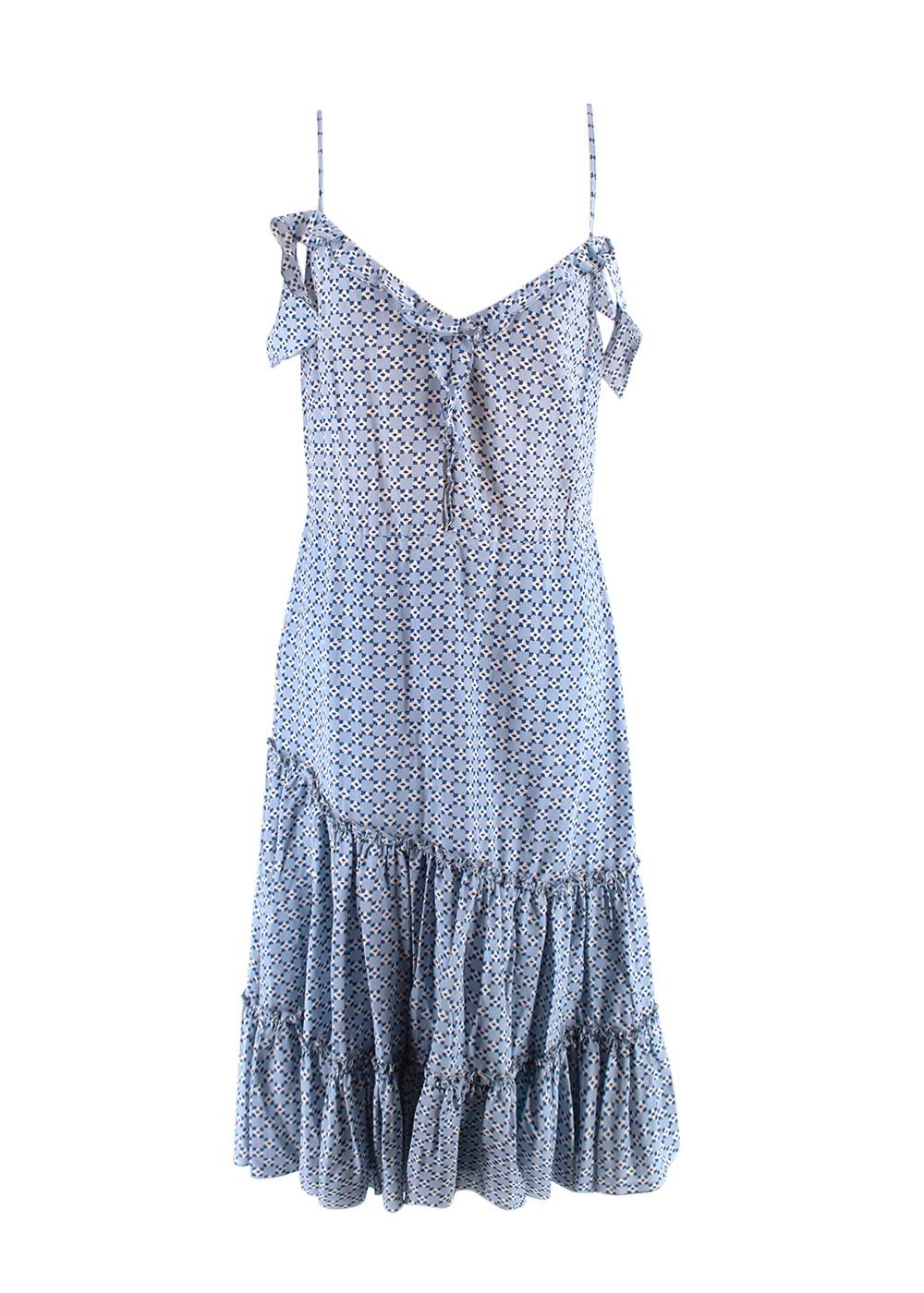 Altuzarra Friday Cold-shoulder Floral-print Silk-georgette Dress