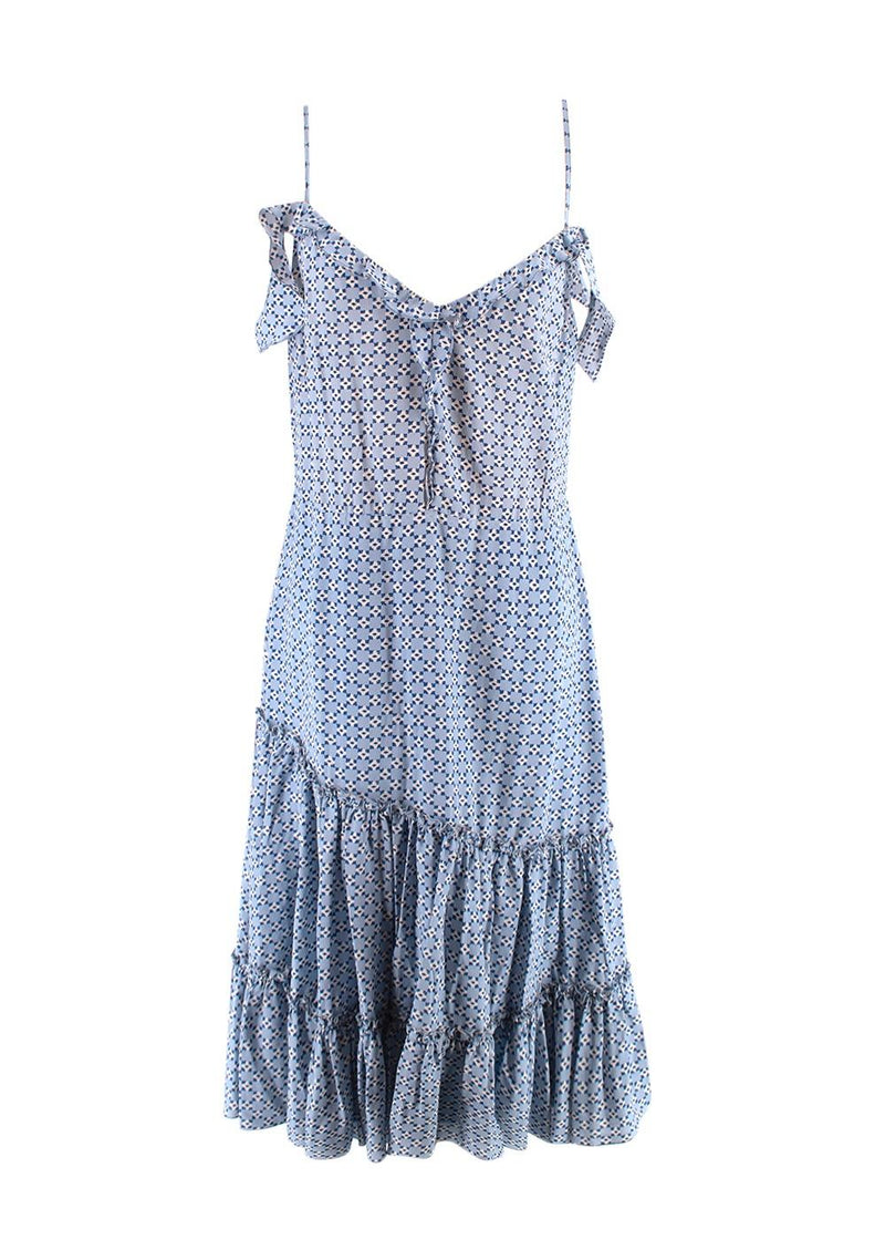 Altuzarra Friday Cold-shoulder Floral-print Silk-georgette Dress