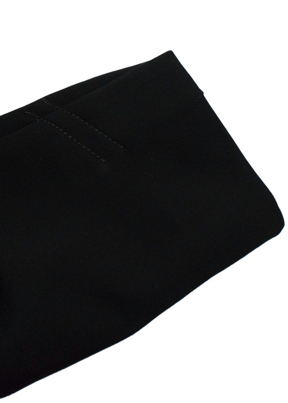 Issue Twelve Black Collarless Single Breasted Blazer