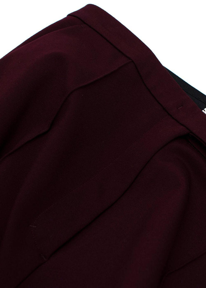 Dorothee Schumacher Burgundy Summer Cruise Trousers