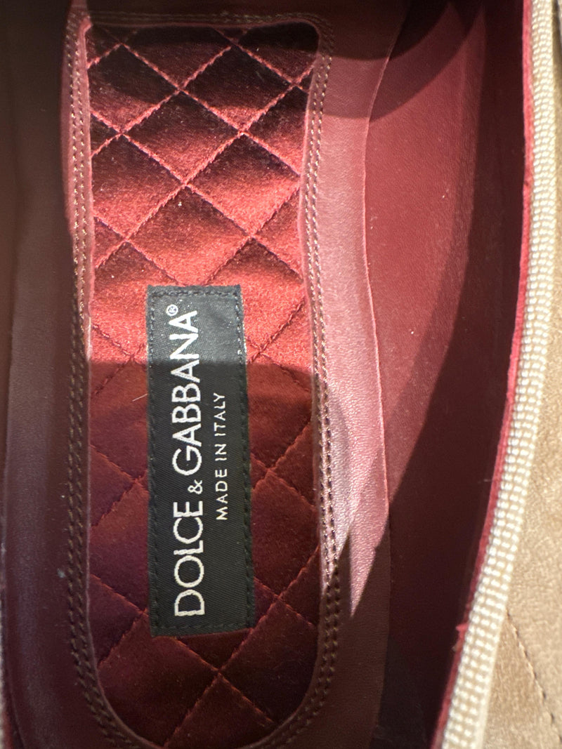 Dolce & Gabbana Suede Milano Slippers