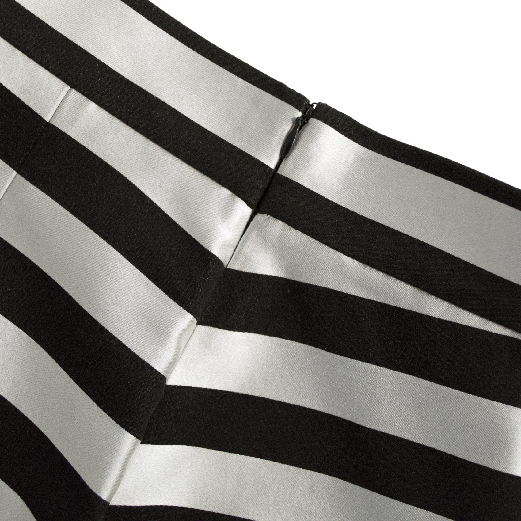 New Smythe striped A line skirt