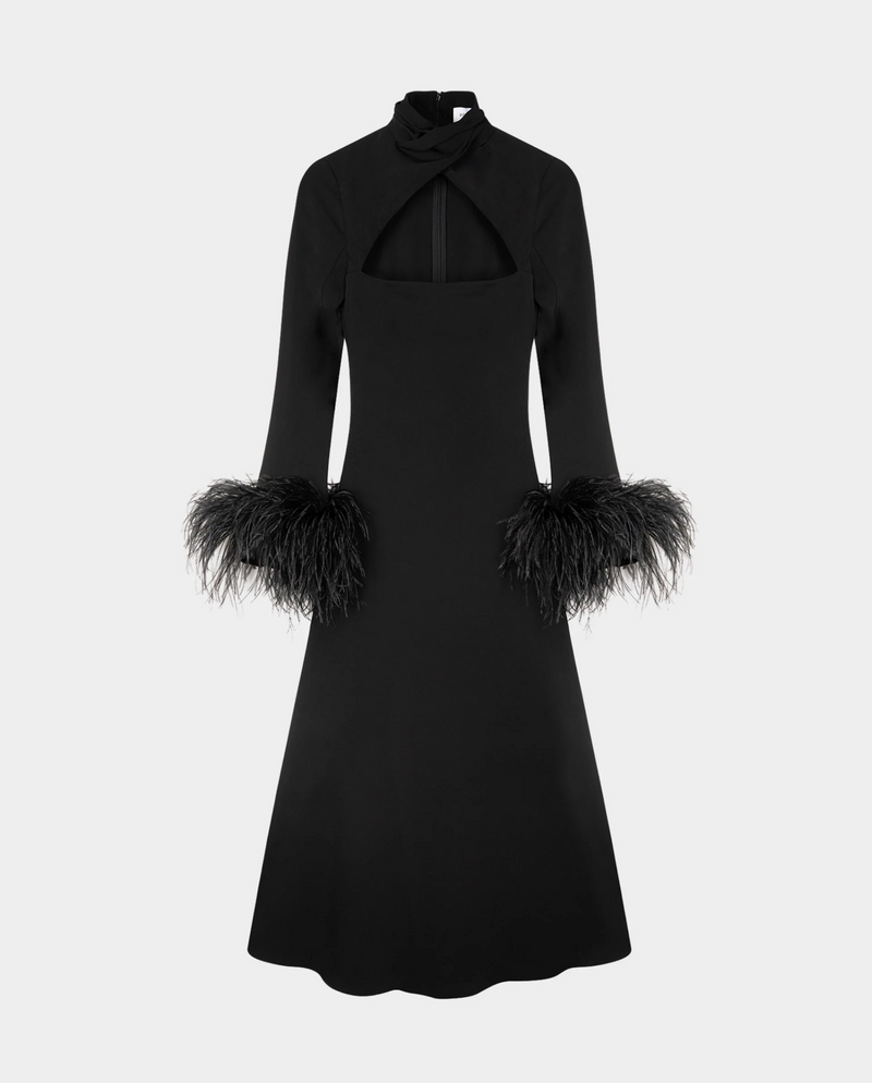 16Arlington Odessa Midi Dress in Crepe