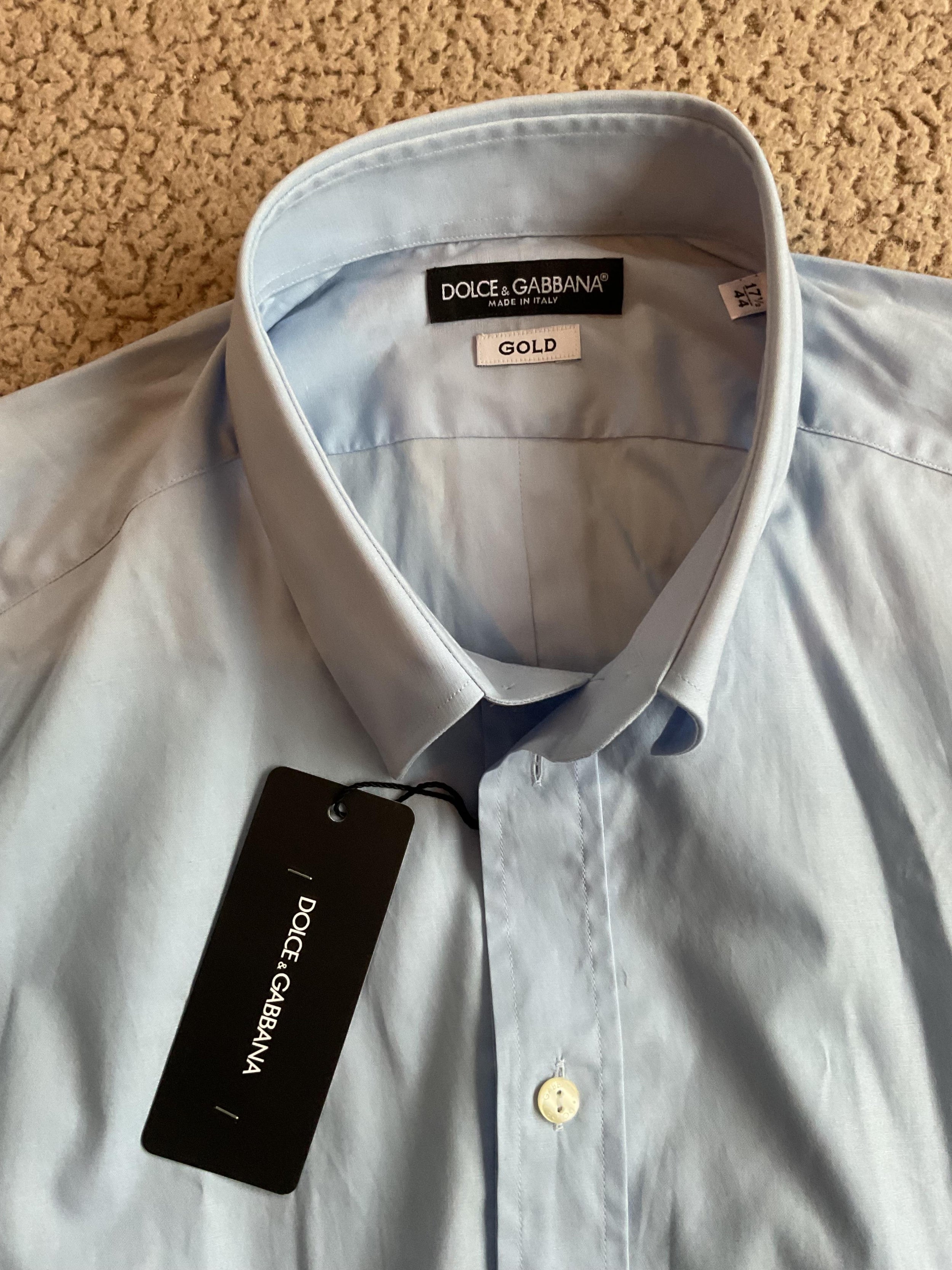 Dolce & Gabbana Blue Classic Shirt