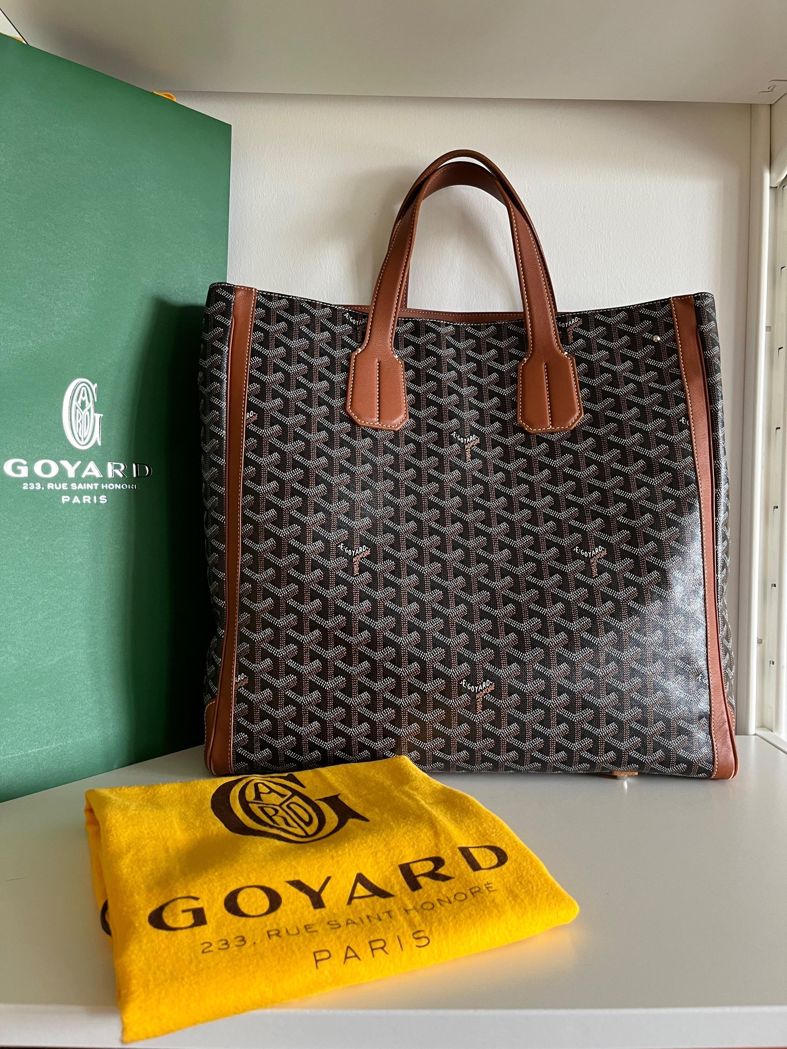 Black & Tan Voltaire Tote Bag