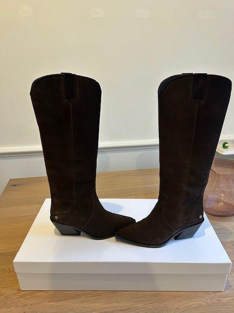 Anine Bing Brown Suede Tania Boots