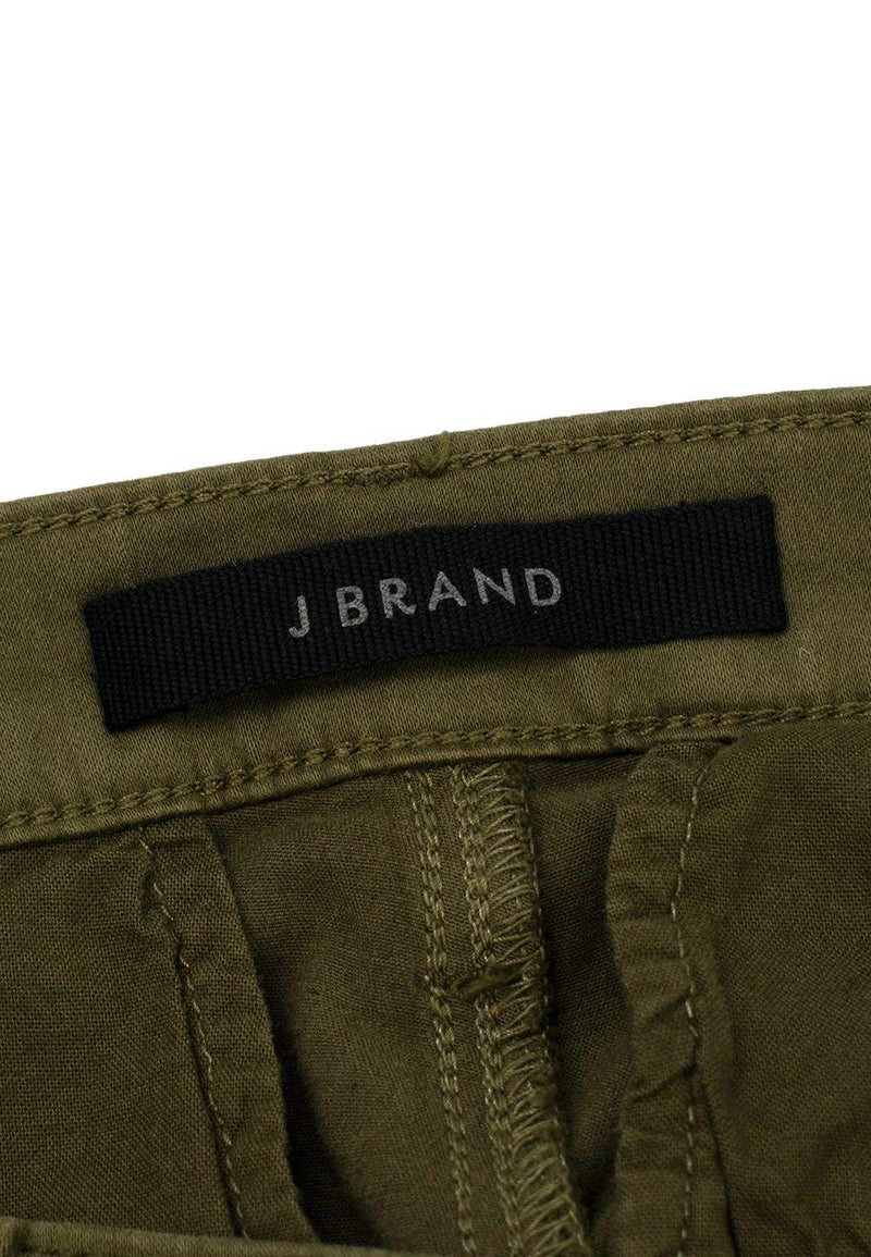 J Brand Khaki Arkin  Ankle Zip Trousers