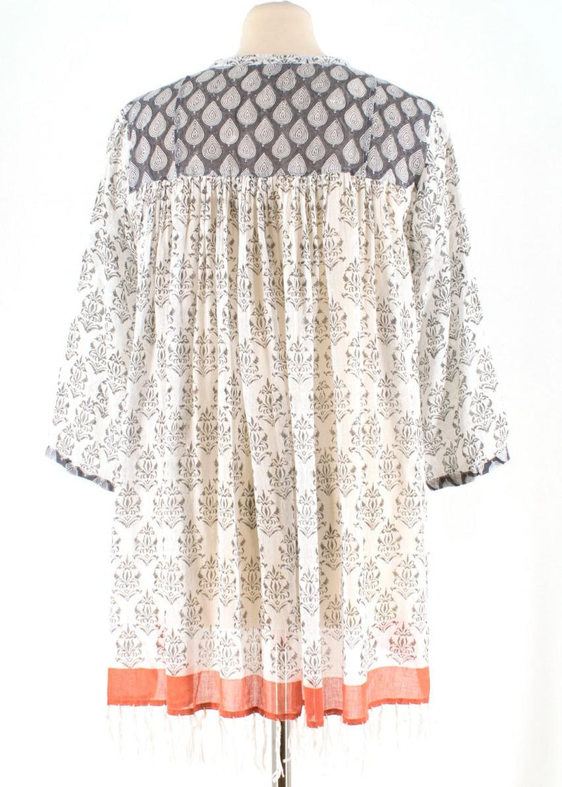 Roberta Roller Rabbit ornate-print cotton tunic