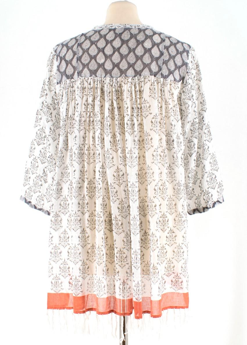 Roberta Roller Rabbit ornate-print cotton tunic