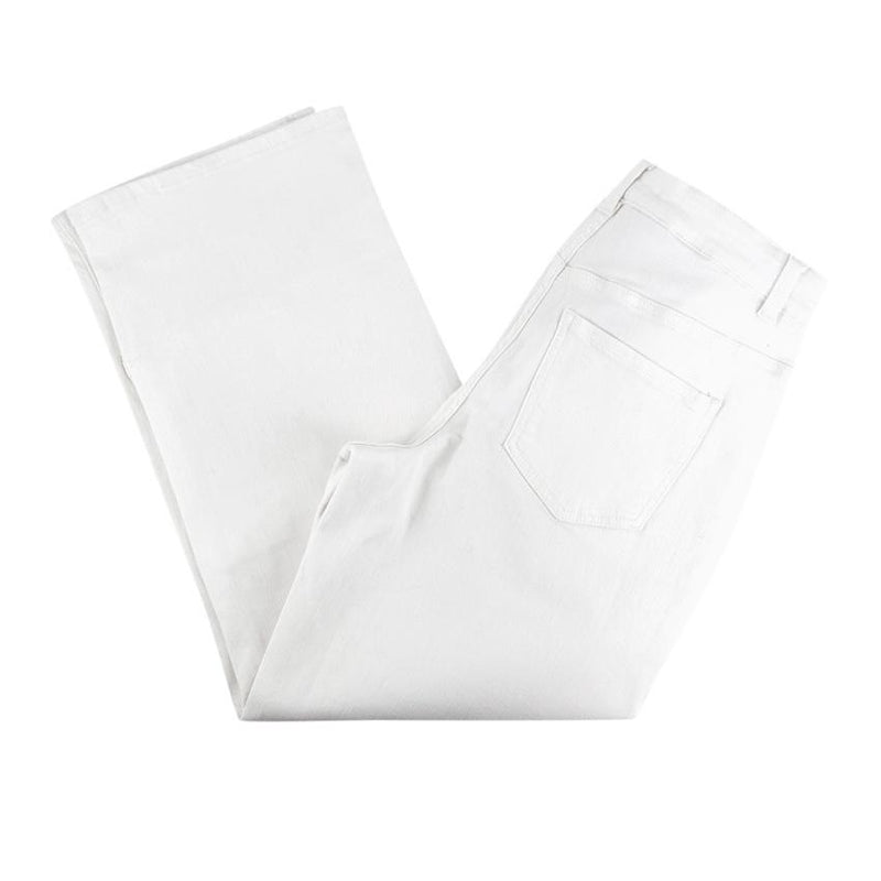 Erderm X Universal Standard White Patchwork Jeans