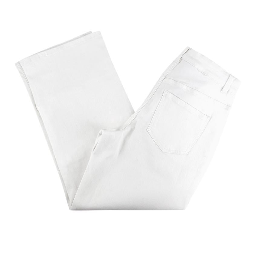 Erderm X Universal Standard White Patchwork Jeans