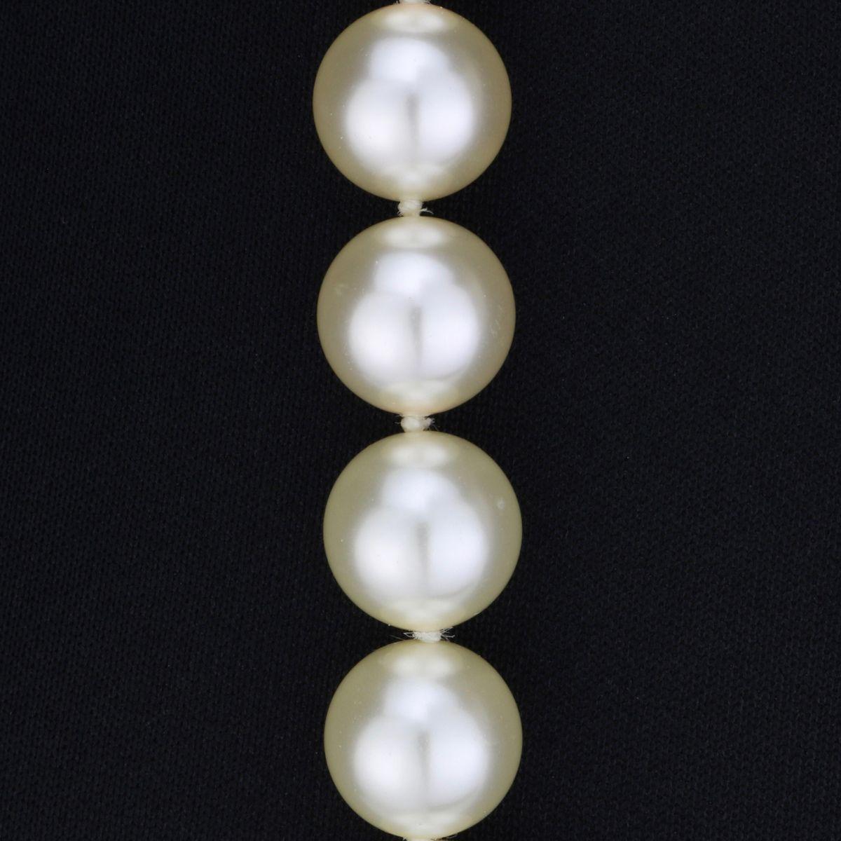 Chanel Faux Pearl Long String Necklace