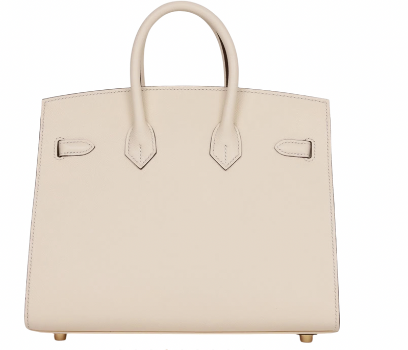 Hermès Epsom Sellier Nata Birkin 25 With Gold Hardware