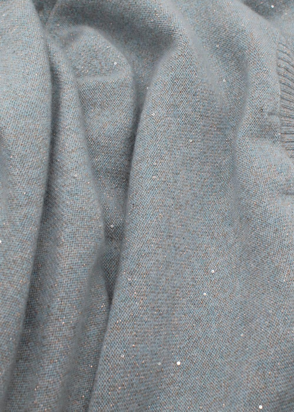 Moss & Spy Blue Sparkle Cashmere Jumper