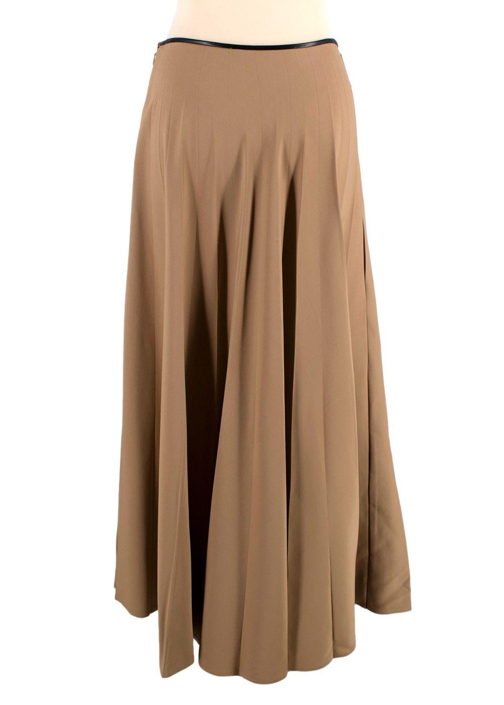 Peter Do High-rise Stretch-crêpe Midi Skirt