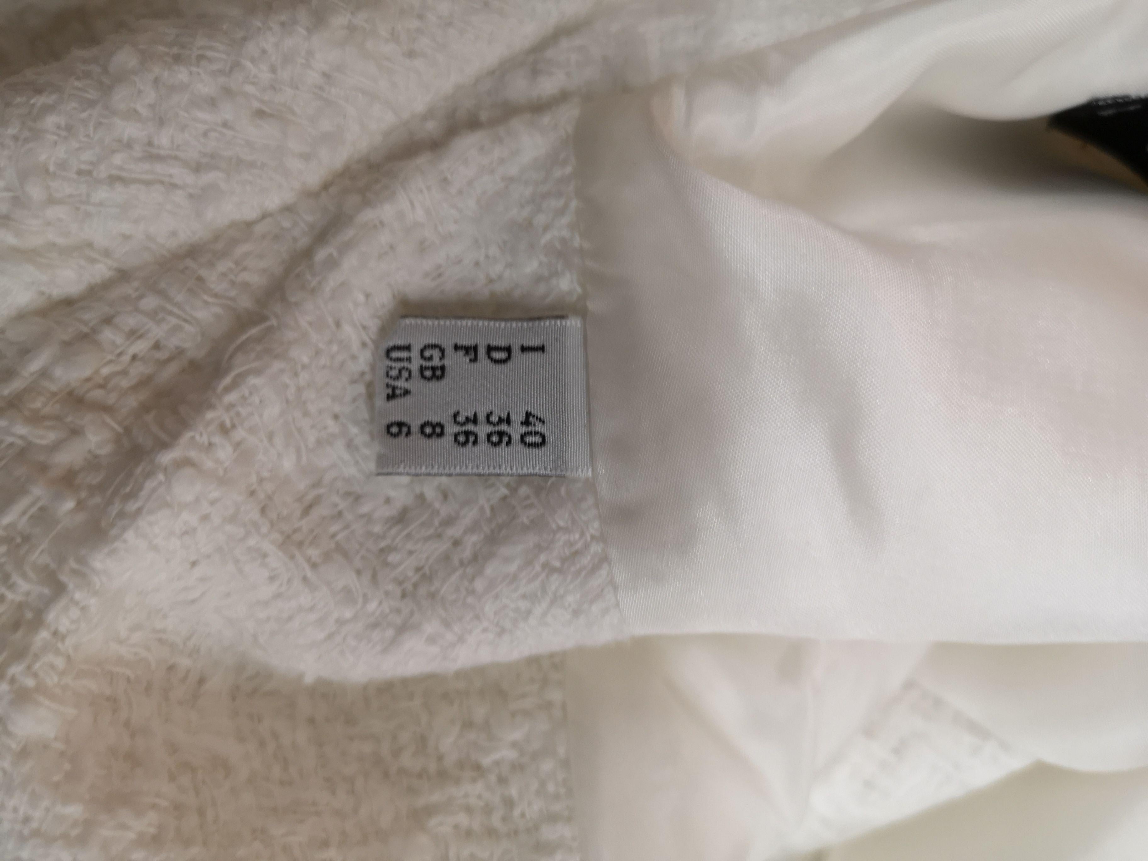 Moschino White Single Breasted Jacket